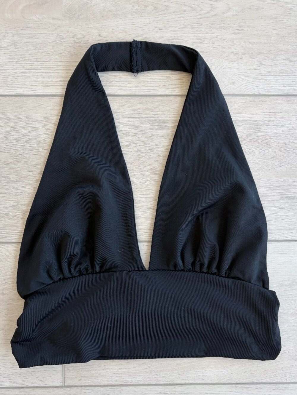 Black Halter Top